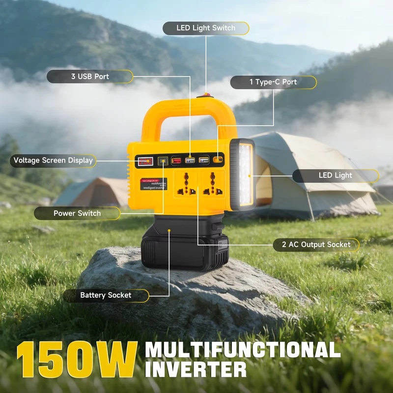 Inversor de energia de 150W, c - Outdoor Power Adapter Usb C avaliação e preço